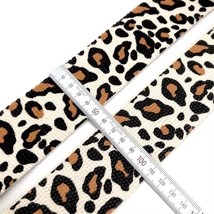 Tubular Cotton Leopard Webbing